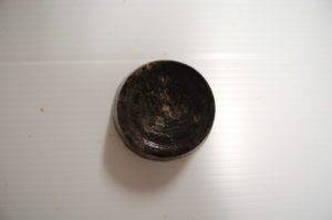 Four pound lead weight top view