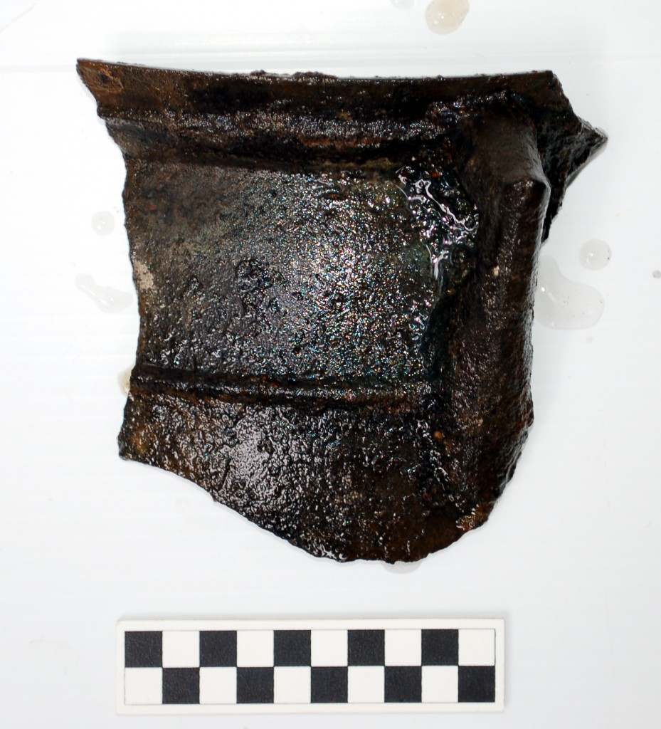 Cauldron piece from the concretion
