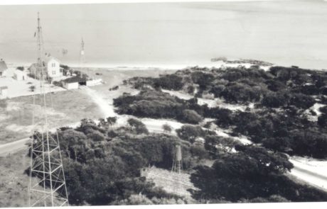 Ariel View Historic image of old St. Augustine