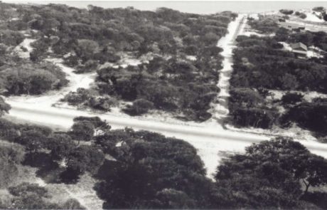 Ariel View Historic image of old St. Augustine