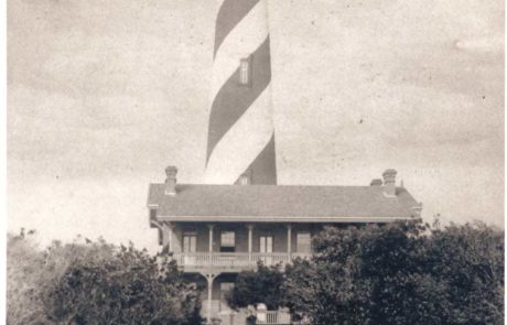 Historic image of old St. Augustine Lighthouse