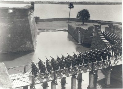 marching in the fort