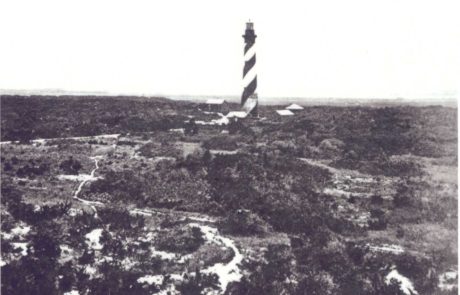 Historic image of old St. Augustine Lighthouse