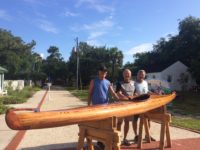 This strip kayak, built by our volunteers, is available through a special silent auction!